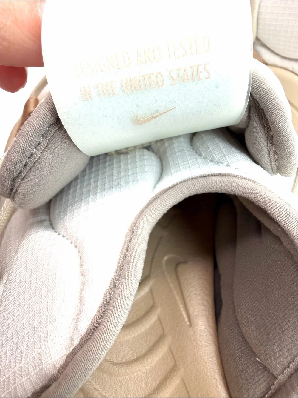 Nike Tan Offline 3.0 Mule Photon Dust Rattan Quilted Slide Sandal